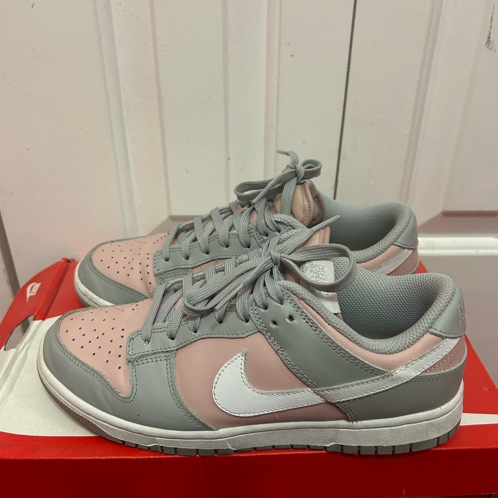 Pink Oxford Nike Dunks